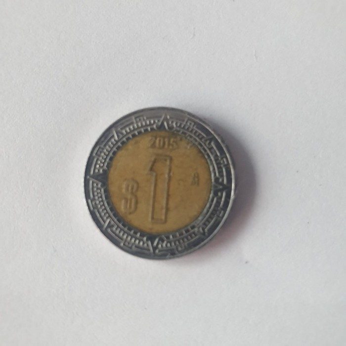 Moneda 1 Dolar Mexic 2015