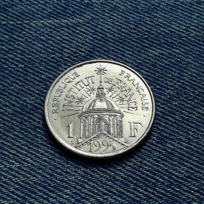 1L - 1 Franc 1995 Franta / moneda aniversara foto