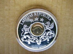 A184-UNC-Lituania moneda 1 Santims 1984 numismatica monede europene. TRATATIVE.