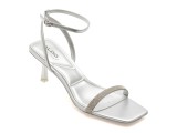 Sandale elegante ALDO argintii, KIRRI 040, din piele ecologica