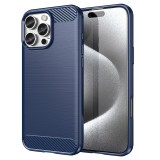 Husa carbon pentru iphone 16 pro max, tech protects anti-soc, blue