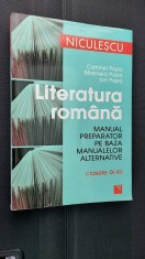 LITERATURA ROMANA MANUAL PREPARATOR PE BAZA MANUALELOR ALTERNATIVE IX-XII POPA