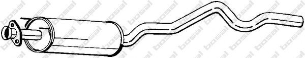 Toba esapamet intermediara OPEL ASTRA F Combi (51, 52) (1991 - 1998) BOSAL 283-321 Toba esapamet intermediara OPEL ASTRA F Combi (51, 52) (1991 - 1998) BOSAL 283-321