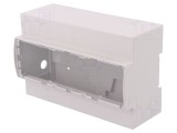 Carcasă calculator gri ABS policarbonat 142.3mm