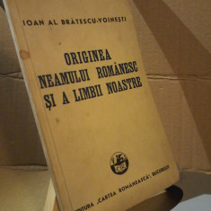 Ioan Al. Bratescu Voinesti-Originea neamului romanesc si a limbii noastre (1942)