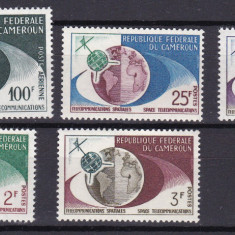 Camerun 1963 cosmos telecomunicatii MI 381-384 MNH w74