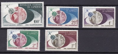 Camerun 1963 cosmos telecomunicatii MI 381-384 MNH w74 foto