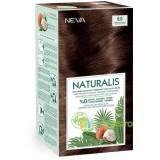 Vopsea de Par Vegana, fara Amoniac Blond Inchis Intens 6.0 Naturalis Neva 150ml