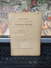 Statutele Băncei populare Prevederea Viitorului din comuna Peșteana, azi sat &icirc;n comuna B&acirc;lteni, județul Gorj, T&acirc;rgu Jiu 1904, 013