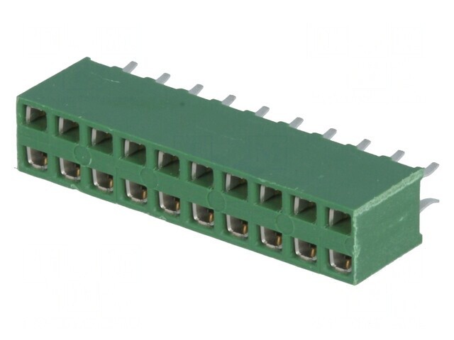 Soclu pini 20 pini 2,54mm THT 2x10