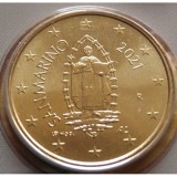 San Marino 50 Centi 2021 UNC Rară - Monedă Străină Colecție Numismatică