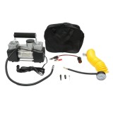 Compresor aer auto 12V pentru umflat roti, 150 PSI, 85 l/min, 2 cilindri