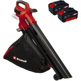 Einhell VENTURRO 18/210 PXC + Twinpack - Suflanta de gradina 180 m3/h + Set 2 acumulatori Li-Ion 18 V 4 Ah