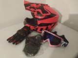 Cumpara ieftin Casca moto/enduro/atv +Ochelari+Manusi+Cagula