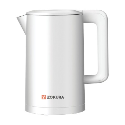 Fierbator electric 1,7 L, 2200 W, 5 temperaturi prestabilite - Zokura foto