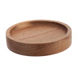 Cumpara ieftin Săpuniera Rotundă Lemn &ndash; Stejar