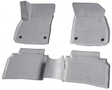 Set de 5 covorase gri cauciuc 3D stil tavita premium pentru Opel Insignia B din 2017, Recambo