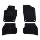 Set covorase auto mocheta Velor VW POLO (6R), 08.2009-12.2017, negru,