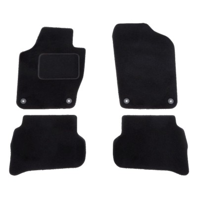 Set covorase auto mocheta Velor VW POLO (6R), 08.2009-12.2017, negru, foto