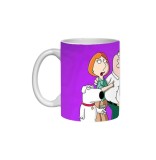 Cana alba personalizata, Family Guy, INOVATIX&reg;. 330ml