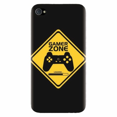 Husa silicon pentru Apple Iphone 4 / 4S, Gamer Zone foto