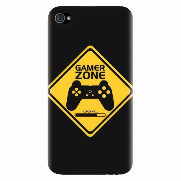 Husa silicon pentru Apple Iphone 4 / 4S, Gamer Zone