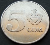Cumpara ieftin Moneda 5 SOM - REPUBLICA KYRGYZSTAN, anul 2008 *cod 206