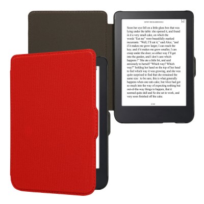 Husa Kwmobile pentru Kobo Clara 2E, Rosu, Nylon, KWM000023RP002C foto