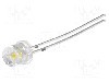 Dioda LED 5mm, alb cald, concav, 2.9...3.6V, OPTOSUPPLY - OSM5DK5MC1B