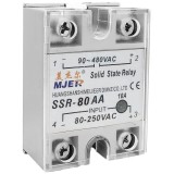 Releu 80-250Vac 80A 90-480Vac solid state SSR-80 AA