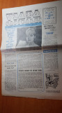 Ziarul viata capitalei 22 februarie 1990-art. mihai eminescu,sergiu celibidache