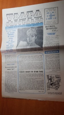 ziarul viata capitalei 22 februarie 1990-art. mihai eminescu,sergiu celibidache foto