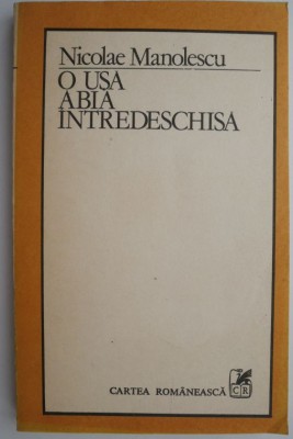 O usa abia intredeschisa &amp;ndash; Nicolae Manolescu foto