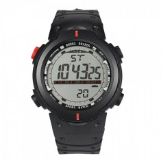 Ceas Barbatesc HONHX CS136, curea silicon, digital watch, functie cronometru, alarma foto