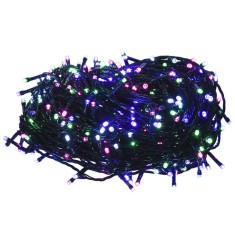 Instalatie cu 600 LED-uri, pastel multicolor, 60 m, PVC foto