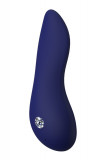 Vibrator Zelus Blue Evolution, 10 Moduri Vibratii, Silicon, USB, Albastru Inchis