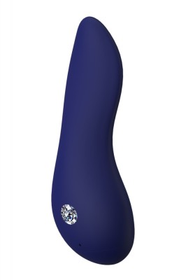 Vibrator Zelus Blue Evolution, 10 Moduri Vibratii, Silicon, USB, Albastru Inchis foto