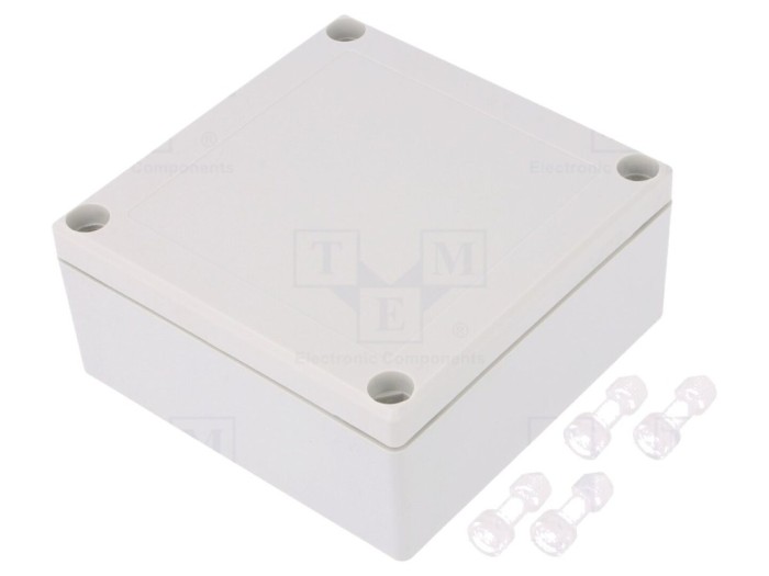 Carcasă universală ABS gri IP55