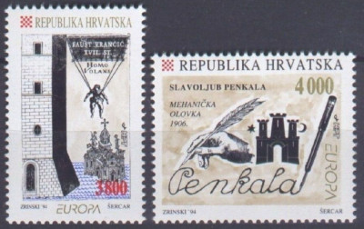 CROATIA 1994 EUROPA CEPT foto