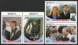 Bequia 1986 Mi 191/194 MNH - Nunta printului Andrew, Nestampilat
