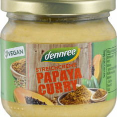 Crema tartinabila cu papaya si curry bio 180g Dennree