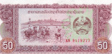 Laos 50 Kip 1979 UNC