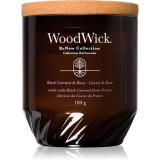 Woodwick Black Currant &amp; Rose lum&acirc;nare parfumată 184 g