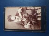 fotografie celebru atelier fotografic. Regalitate Romania , anii 1880 , rara