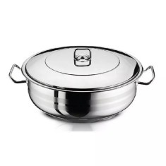 Arian Oala pentru prajit din otel inoxidabil 32*12 cm, 8,5 litri Handy KitchenServ foto
