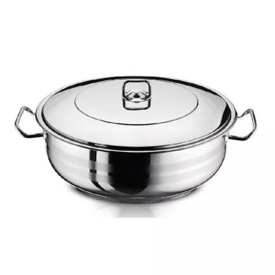 Arian Oala pentru prajit din otel inoxidabil 32*12 cm, 8,5 litri Handy KitchenServ foto