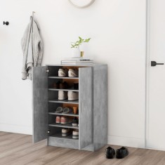vidaXL Pantofar, gri beton, 60x35x92 cm, PAL 808931