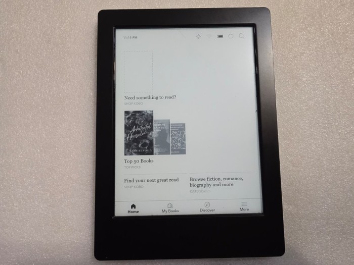 E-book reader Kobo Aura H2O 4 GB / 6.8&quot; E-Ink HD touchscreen Wi-Fi