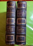 E851-I-Al. Dumas-Mohicanii din Paris-Ex Libris 1867 2 volume ed. vechi rare.