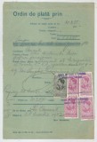 Romania, Banca de Scont a Romaniei, Ordin de plata, Campulung Mold., 1942